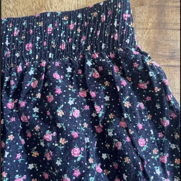 Black Floral Midi Skirt - Picture 3 of 3